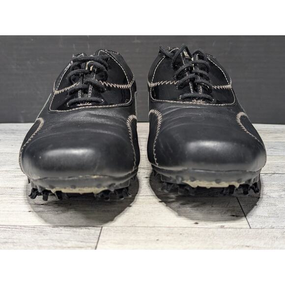 FootJoy FJ LoPro Collection 97092 Women's Golf Shoe Black Size 8.5 Lace-Up EUC - Picture 5 of 7